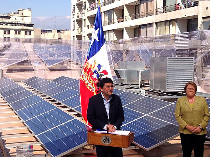 Ministerio del Medio Ambiente — instalación solar