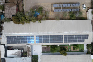 Vista aérea planta solar CET Chile