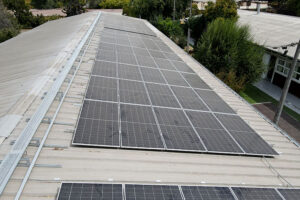 Vista aérea proyecto solar CET Chile