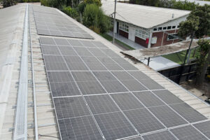 Vista aérea planta solar CET Chile