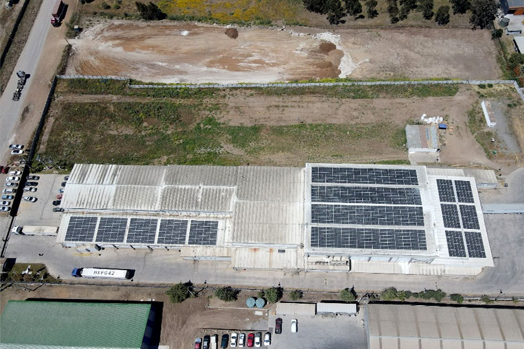 Vista aérea Planta solar Hook San Antonio 2