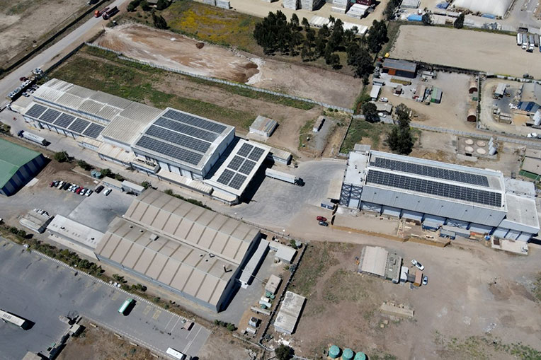 Vista aérea Proyecto Solar Hook San Antonio