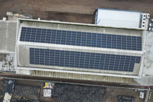 Vista aérea Planta solar Hook San Antonio 5