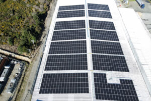 Vista aérea Proyecto Solar Puerto Varas